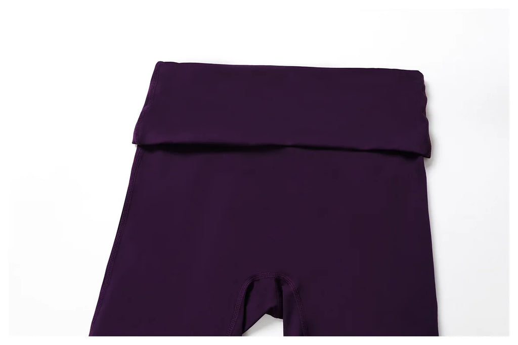 High-Waist Flare Leggings - Tummy-Control Wide-Leg Yoga Pants