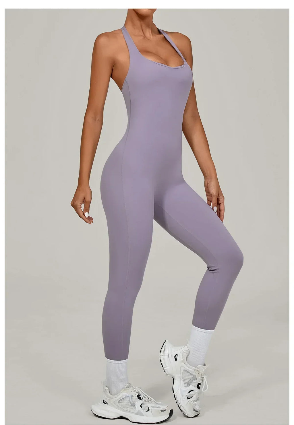 Push-Up Yoga Overalls - Women's Fitness Jumpsuit Set