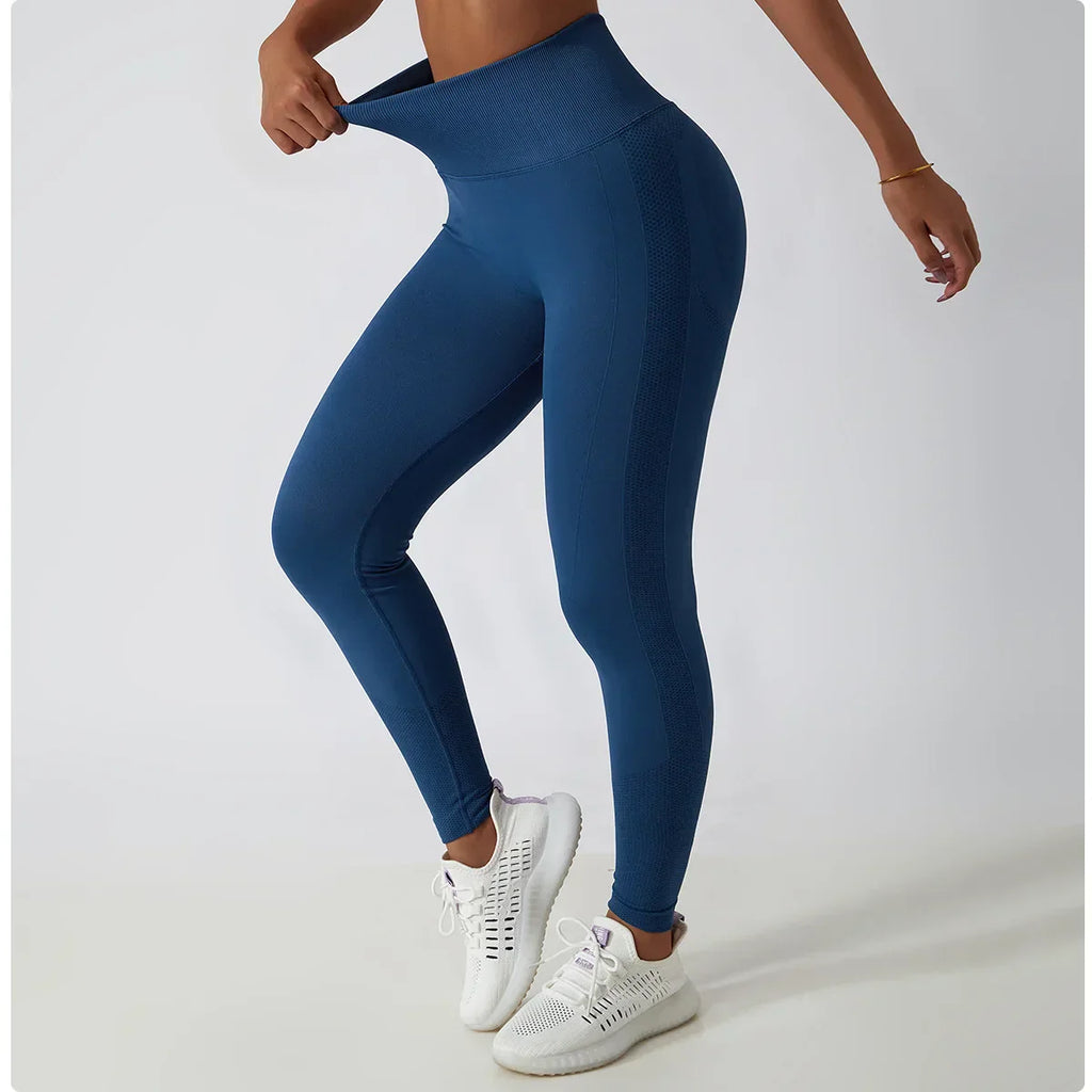 Seamless Scrunch-Butt Leggings - High-Waist Push-Up Yoga Pants