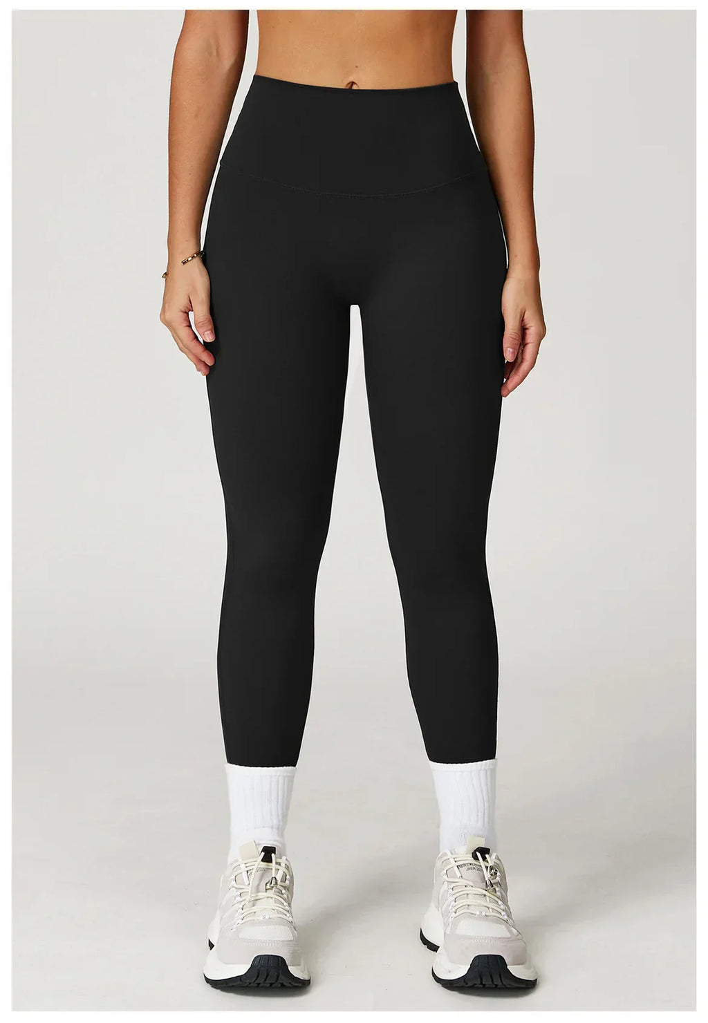 High-Waist Yoga Leggings - Breathable Running Tights