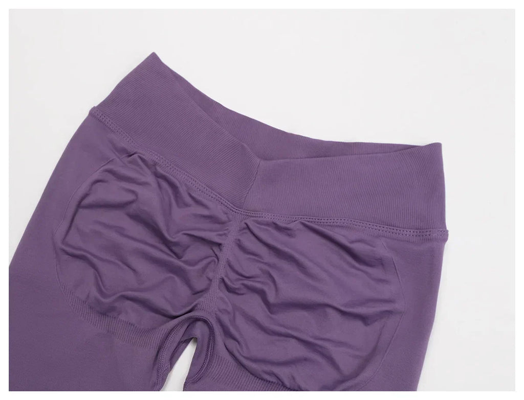 Seamless Butt-Lifting Leggings - High-Waist Stretch Yoga Pants