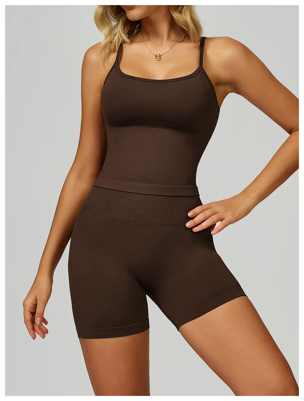 Seamless Padded Fitness Vest - Shockproof Pilates Bra