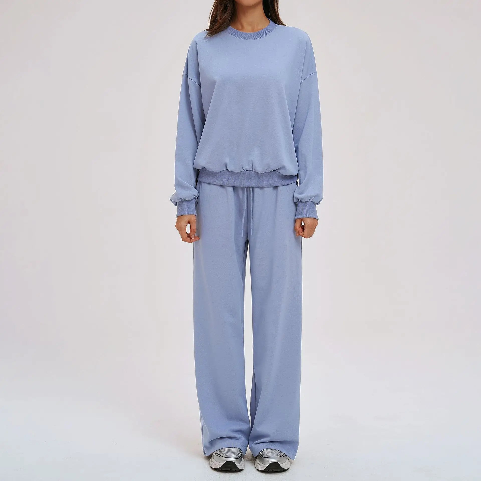 2-Piece Hoodie & Shorts Set - Women's Winter Sportswear