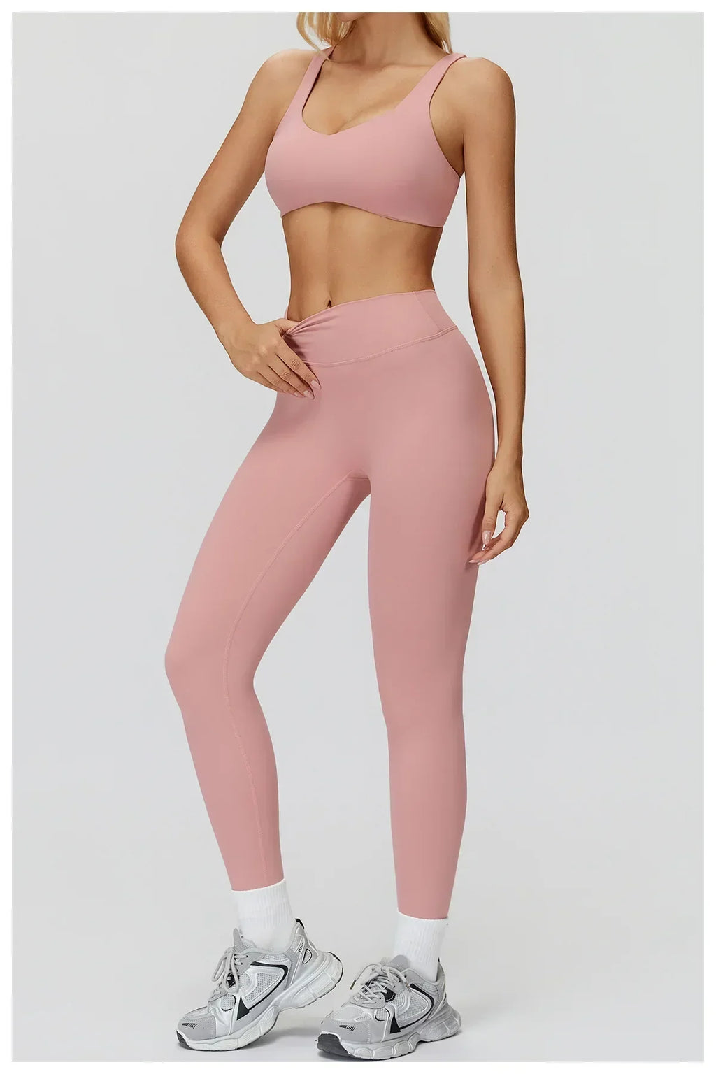 2-Piece Yoga Set - Women's Gym & Running Sportswear