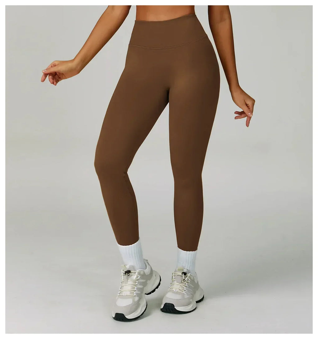 Seamless Butt-Lifting Leggings - High-Waist Stretch Yoga Pants