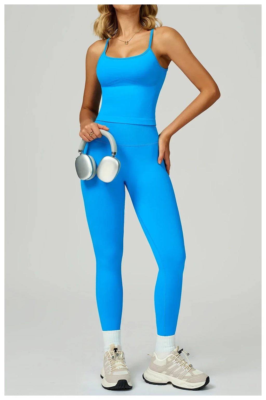 Seamless Padded Fitness Vest - Shockproof Pilates Bra