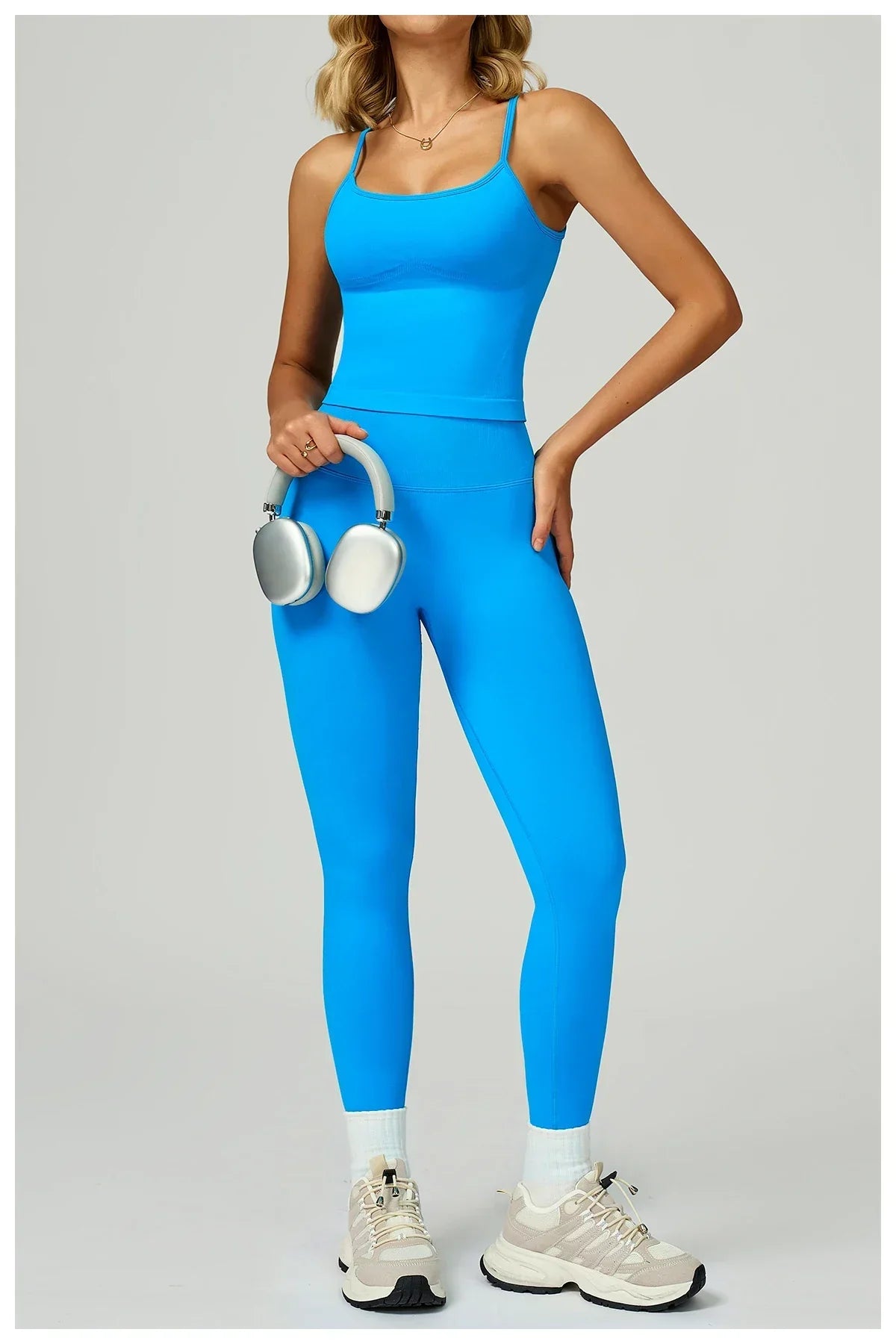 Seamless Padded Fitness Vest - Shockproof Pilates Bra