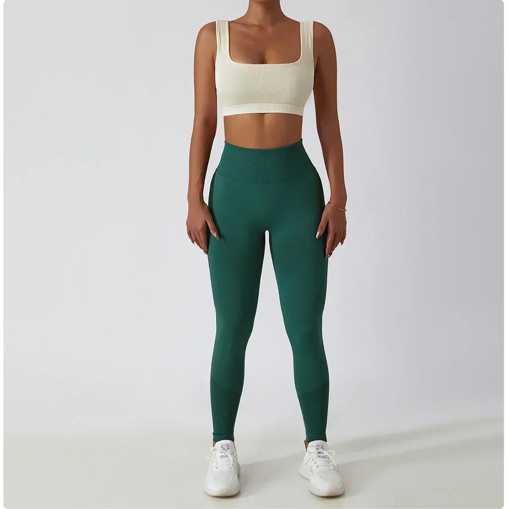 Seamless Scrunch-Butt Leggings - High-Waist Push-Up Yoga Pants