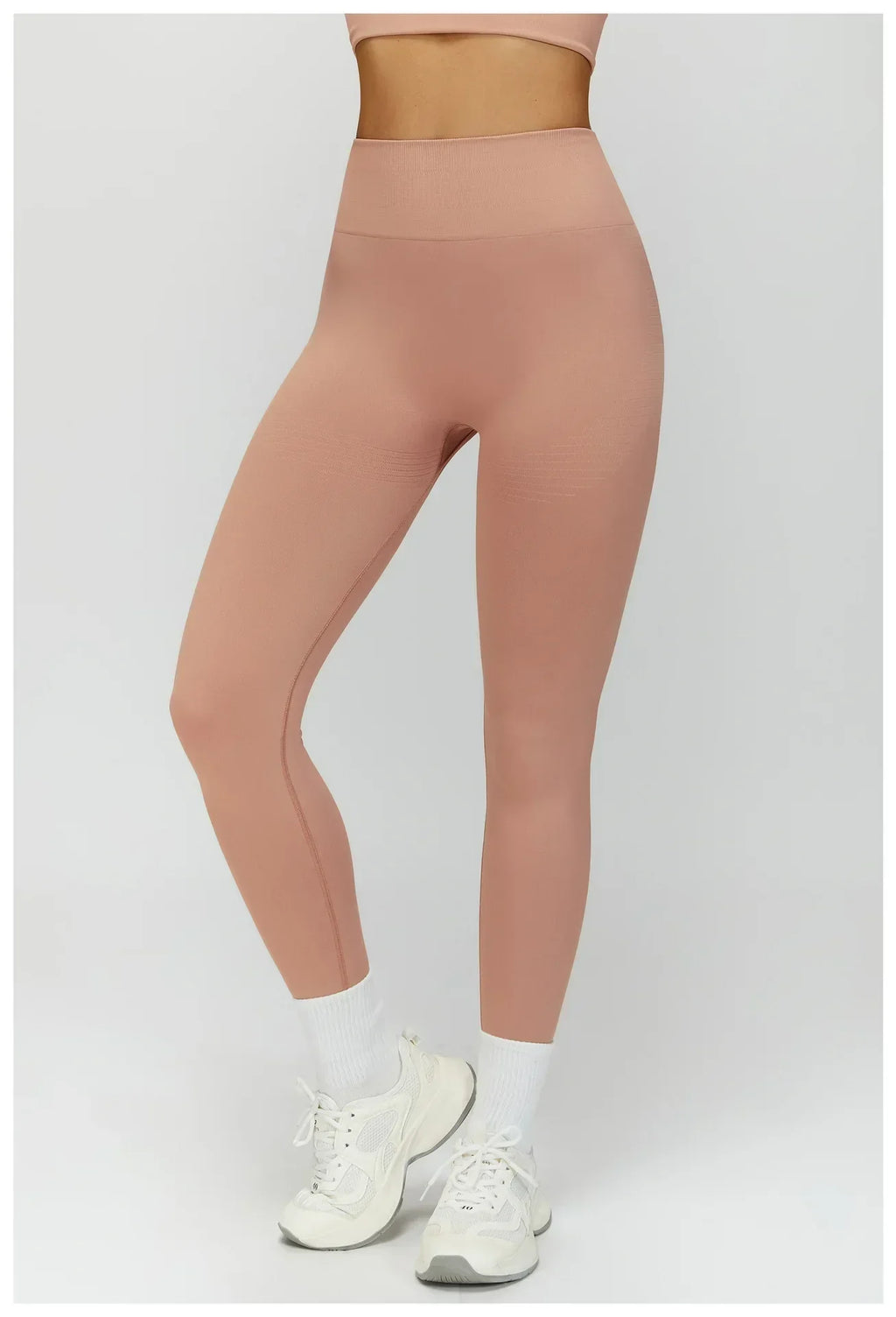 High-Waist Push-Up Leggings - Breathable Yoga & Running Tights