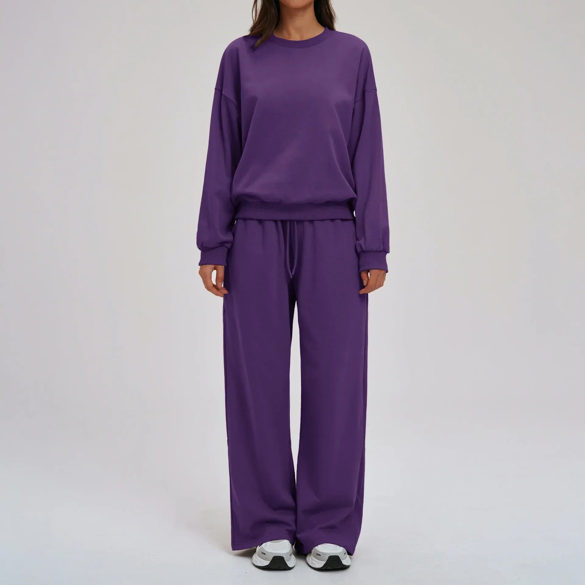 2-Piece Hoodie & Shorts Set - Women's Winter Sportswear