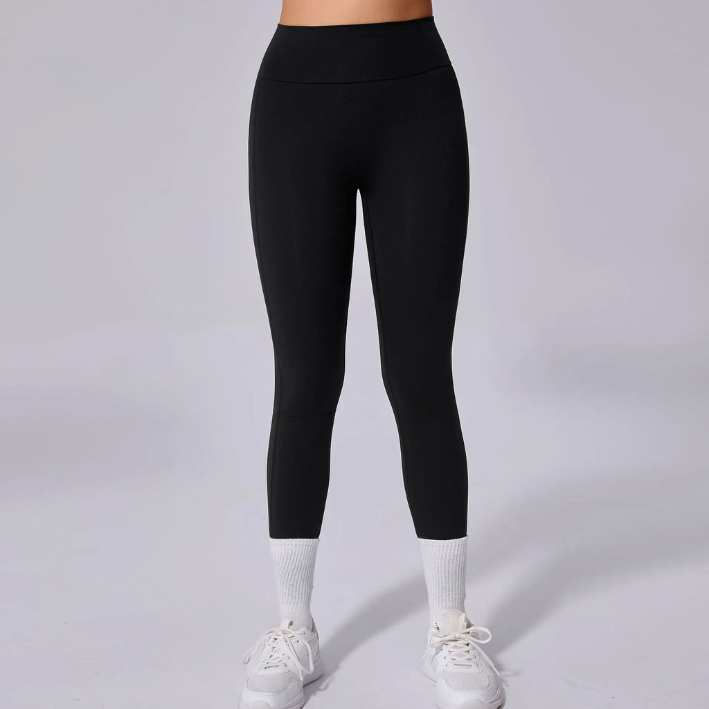 Breathable High-Waist Leggings - Women's Yoga & Running Tights