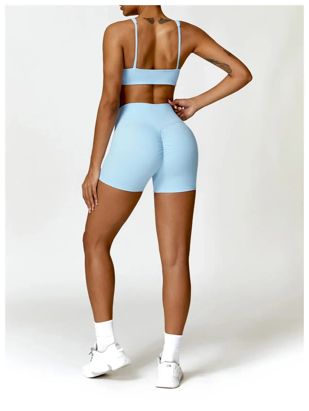 2-Piece Legging & Long Sleeve Set - Women's Yoga Tracksuit