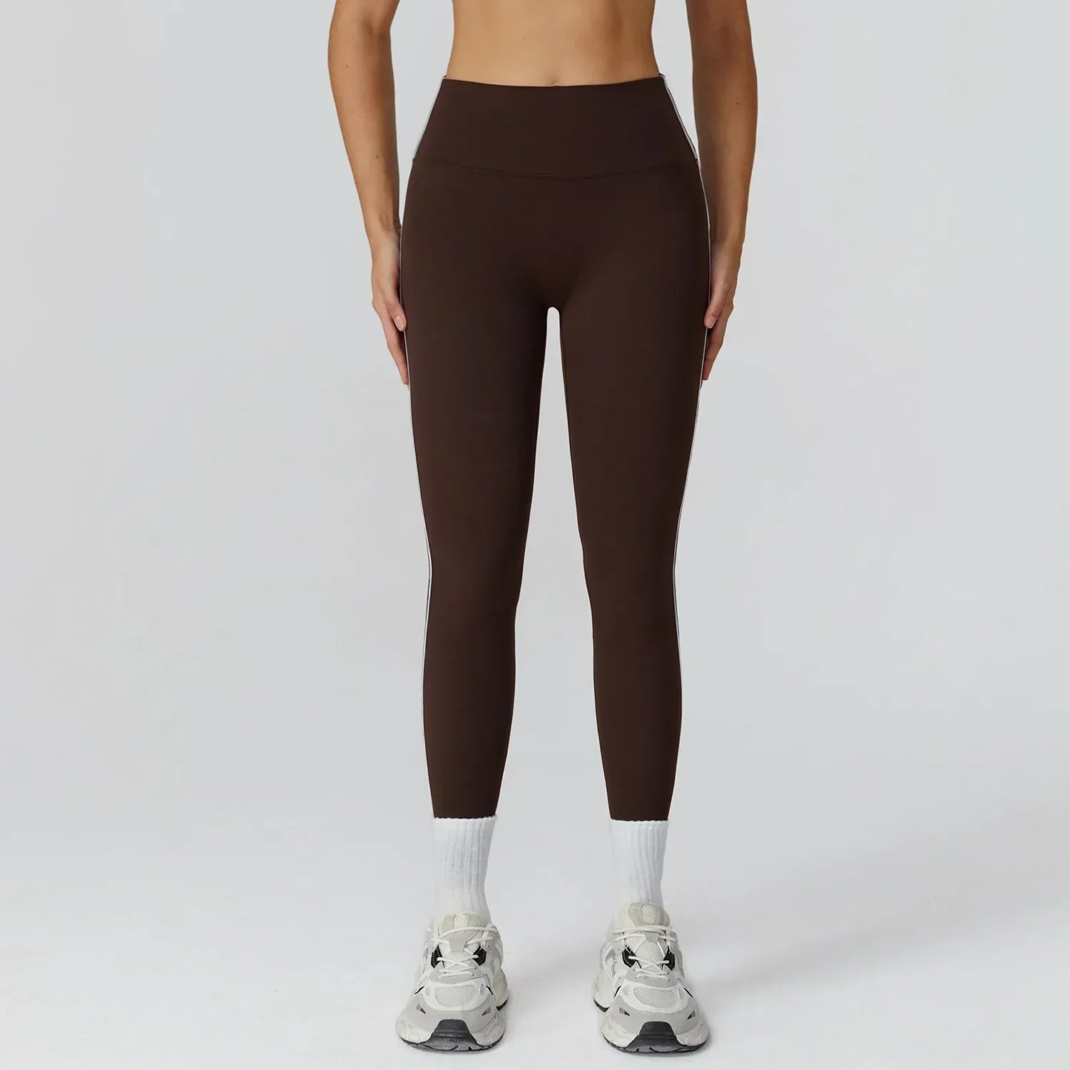 High-Waist Breathable Leggings - Women's Yoga & Running Tights