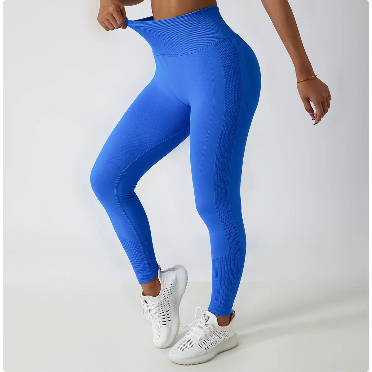 Seamless Scrunch-Butt Leggings - High-Waist Push-Up Yoga Pants