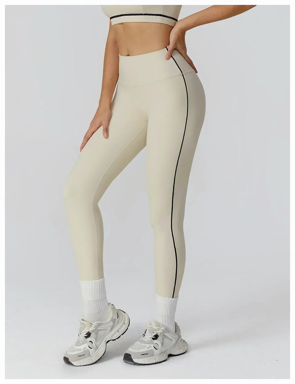 High-Waist Breathable Leggings - Women's Yoga & Running Tights