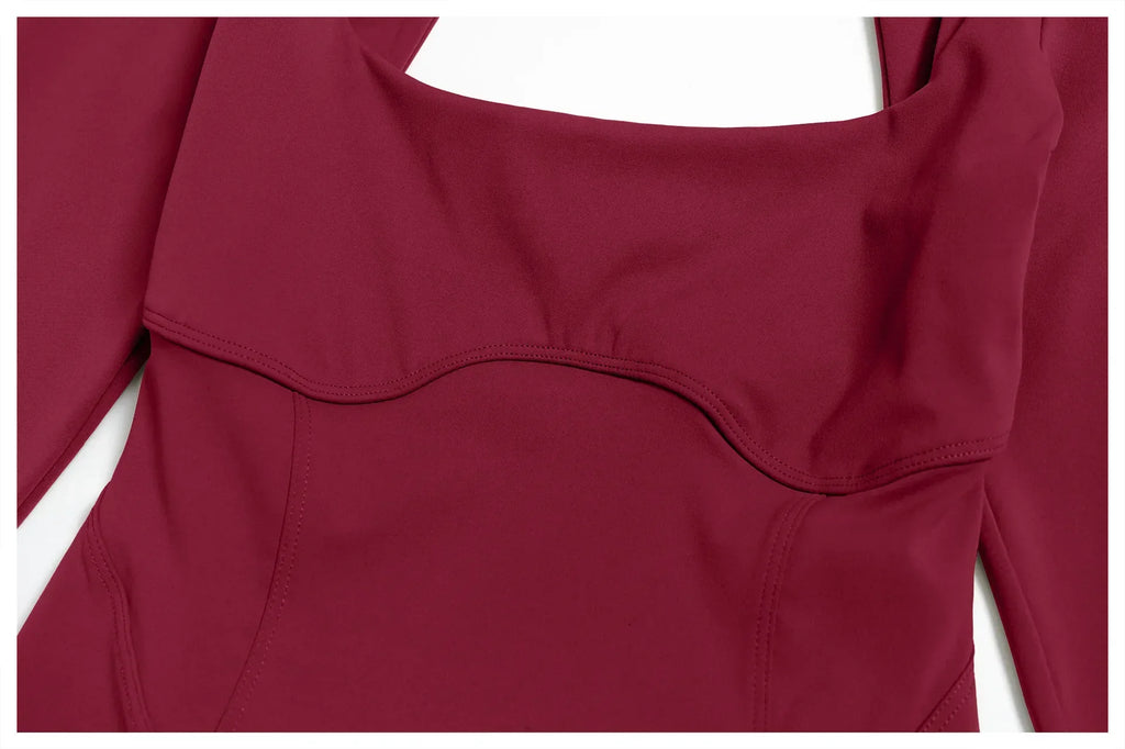 Backless Scrunch Romper - Short-Sleeve Push-Up Bodysuit