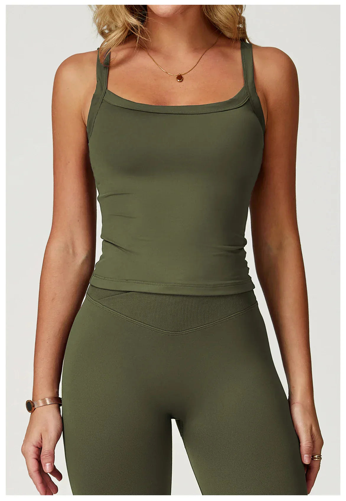 High-Impact Shockproof Sports Bra - Push-Up Crop Top