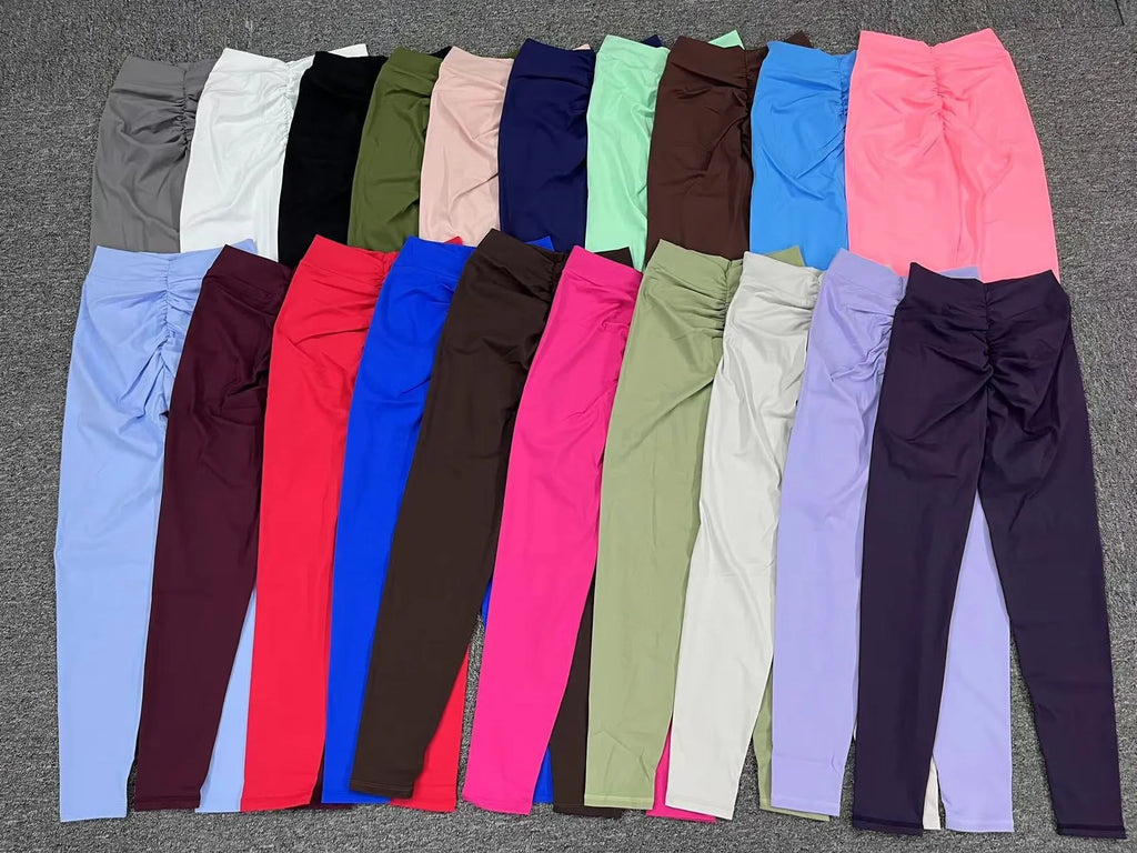 High-Waist Quick-Dry Leggings - Women's Yoga & Running Tights