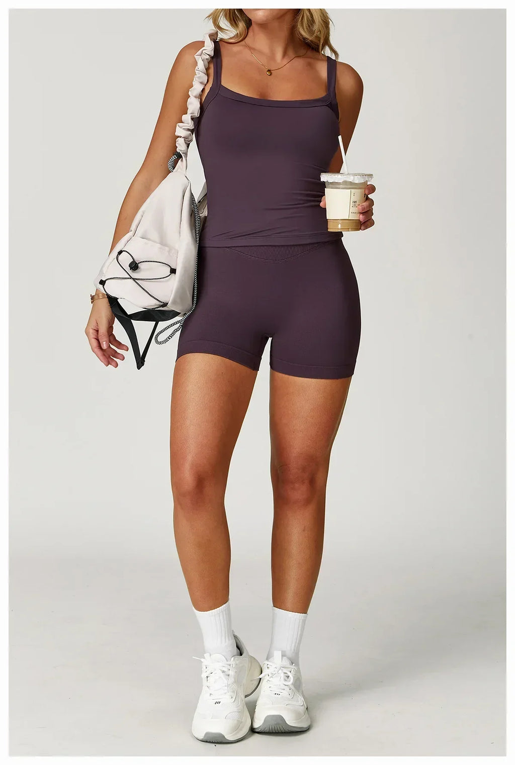 High-Impact Shockproof Sports Bra - Push-Up Crop Top