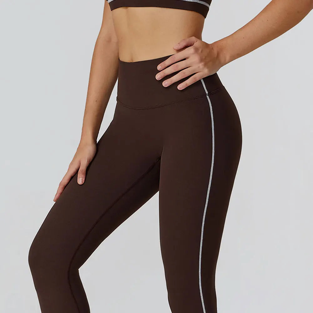 High-Waist Breathable Leggings - Women's Yoga & Running Tights