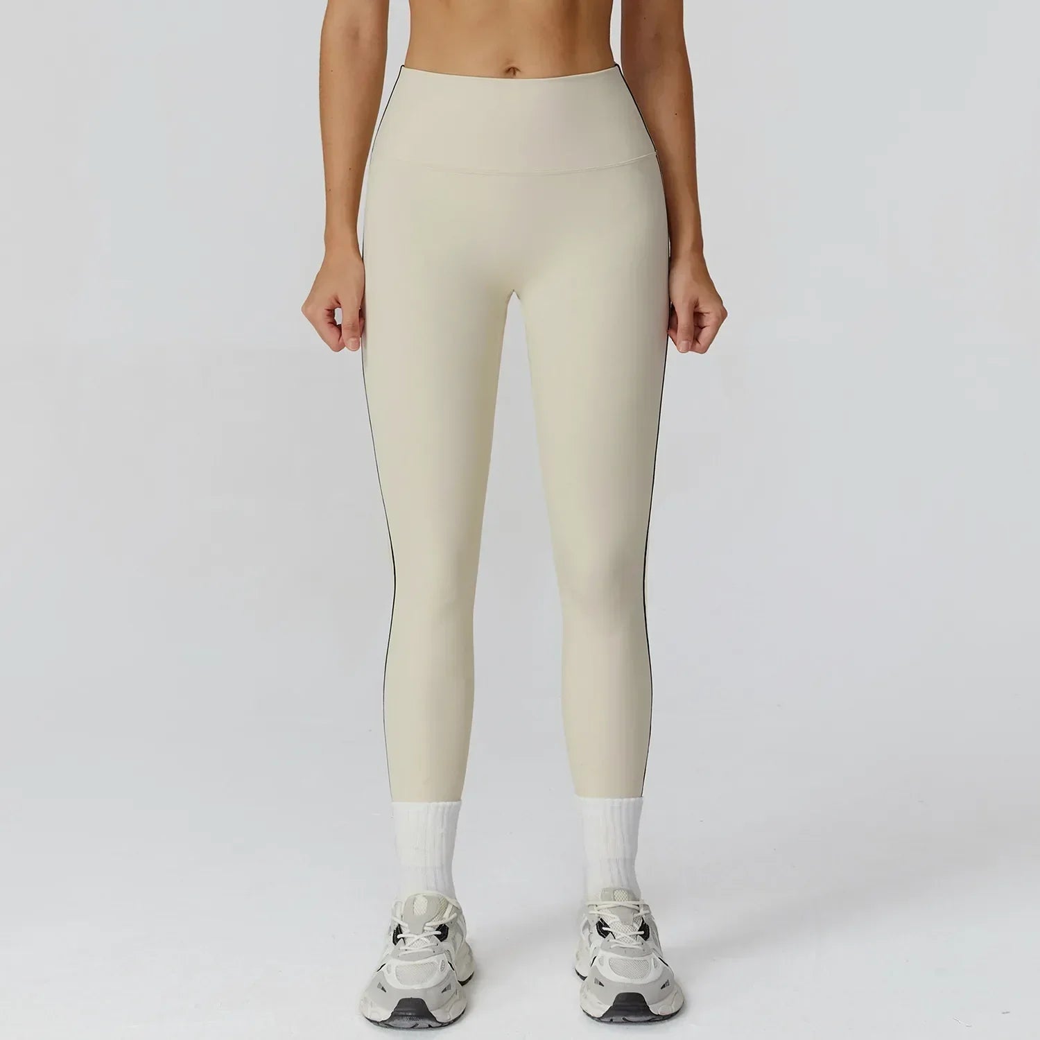 High-Waist Breathable Leggings - Women's Yoga & Running Tights