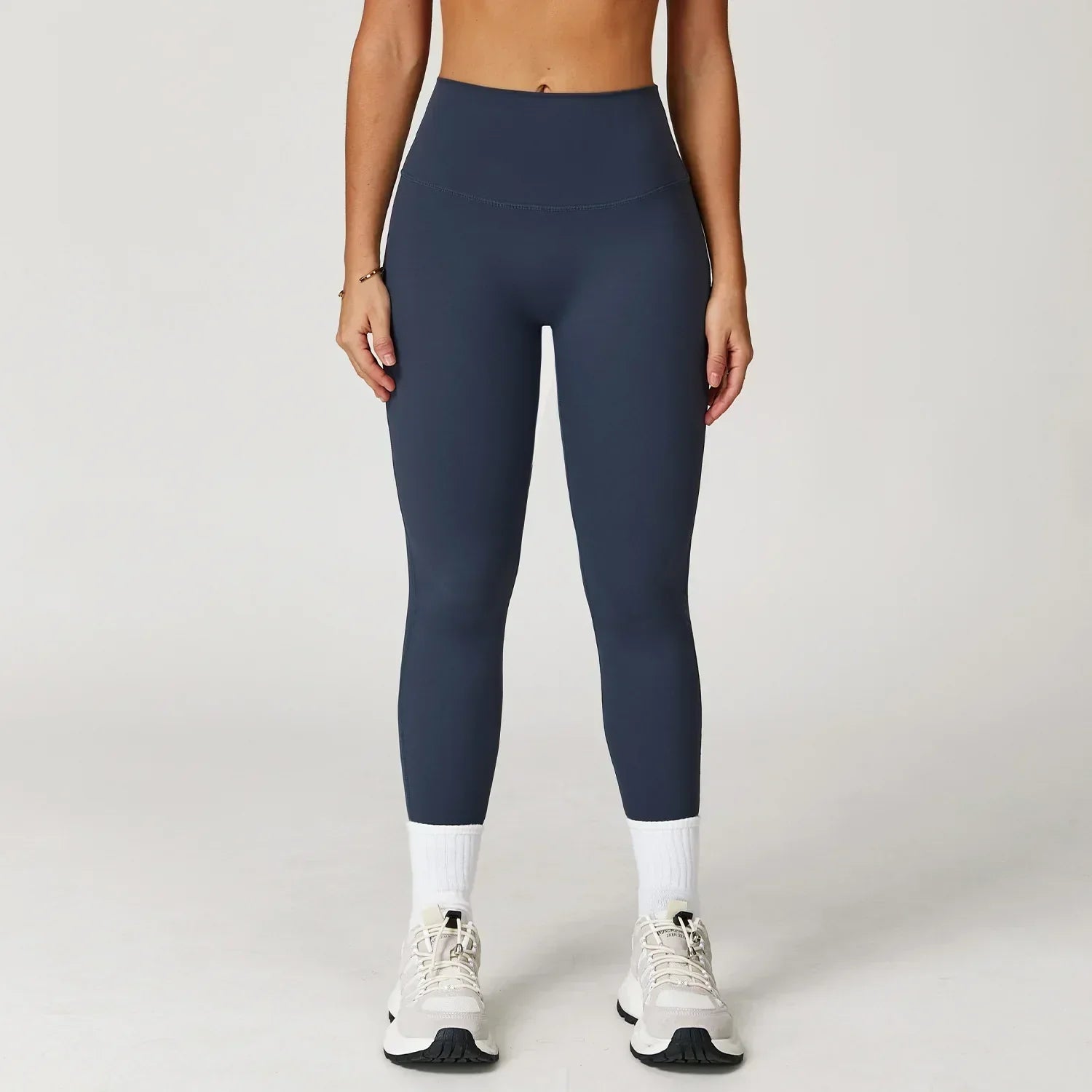 High-Waist Yoga Leggings - Breathable Running Tights