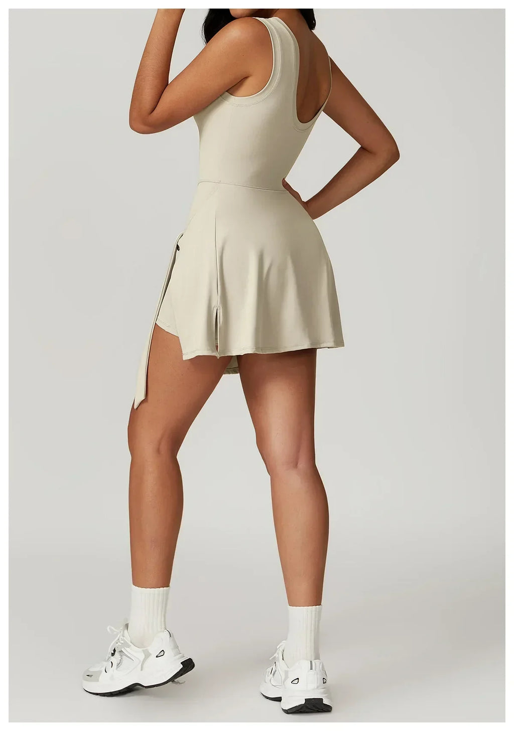 Backless One-Piece Romper - Women's Yoga & Gym Jumpsuit