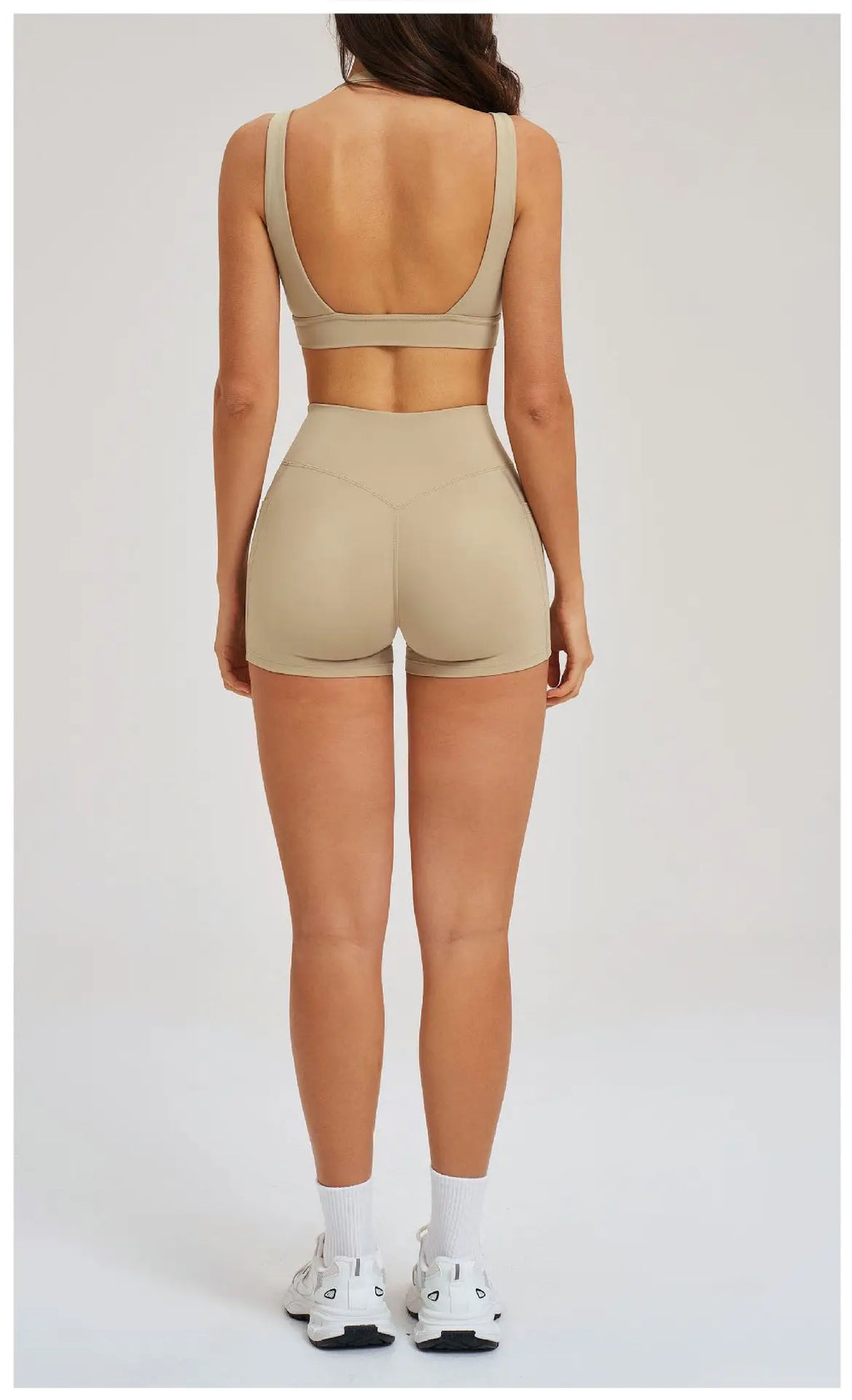 2-Piece Shorts Set - Women's Yoga & Gym Tracksuit