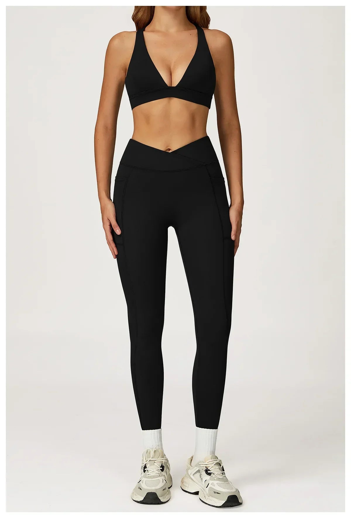 Backless Push-Up Fitness Bra - Athletic Crop Top