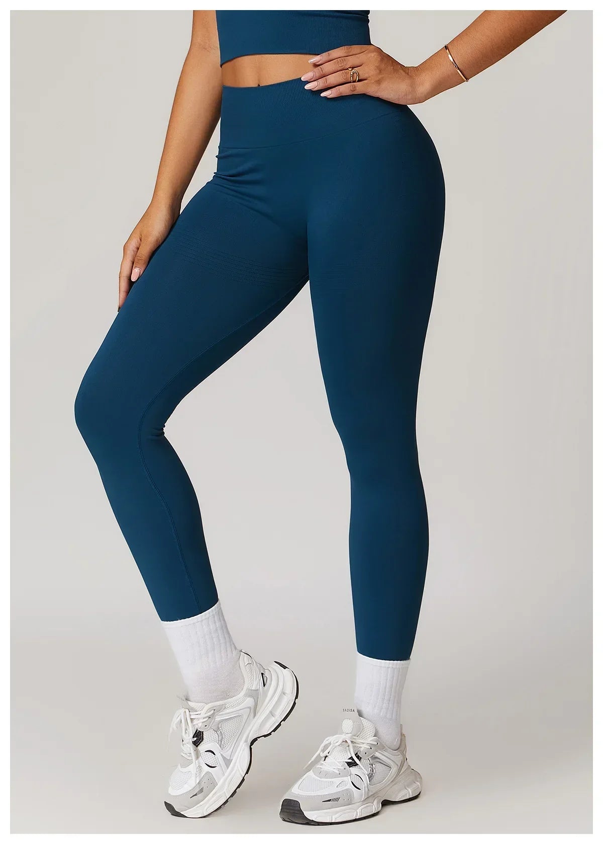 High-Waist Push-Up Leggings - Breathable Yoga & Running Tights