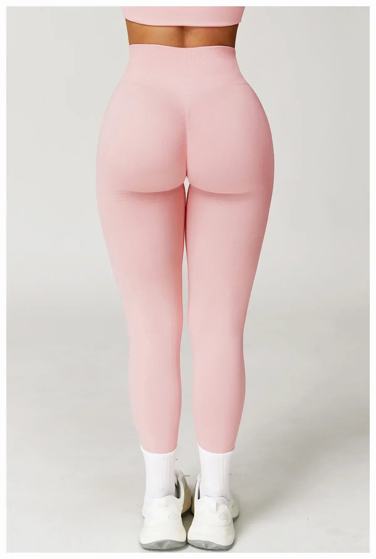 High-Waist Push-Up Leggings - Breathable Yoga & Running Tights