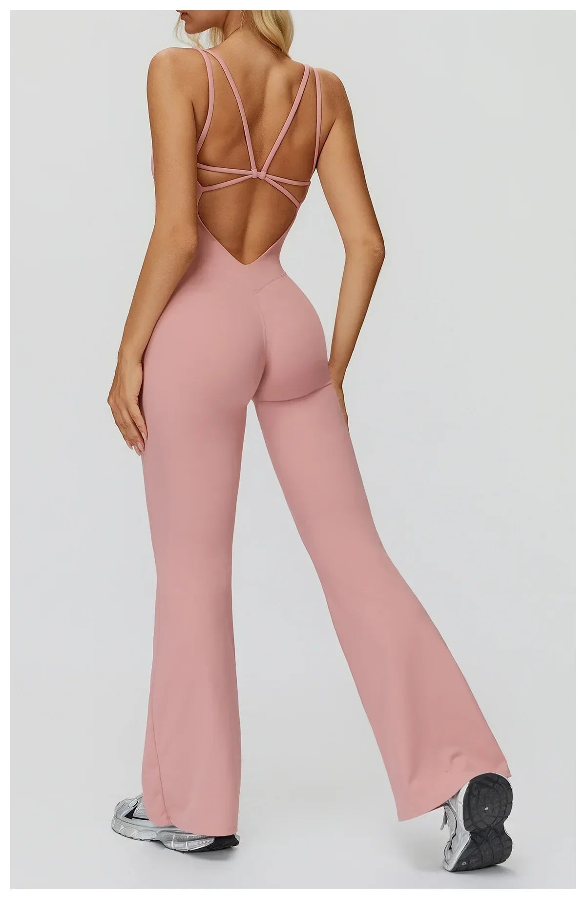 Stretch Push-Up Romper - Women's Yoga & Gym Tracksuit Set