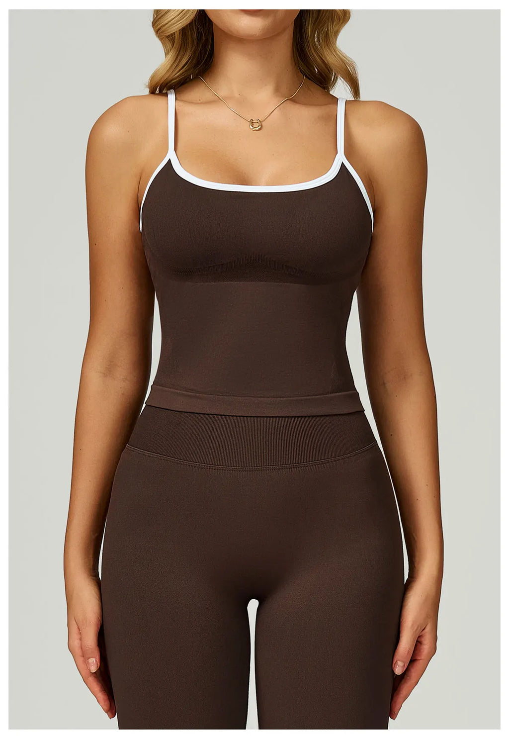 Seamless Padded Fitness Vest - Shockproof Pilates Bra