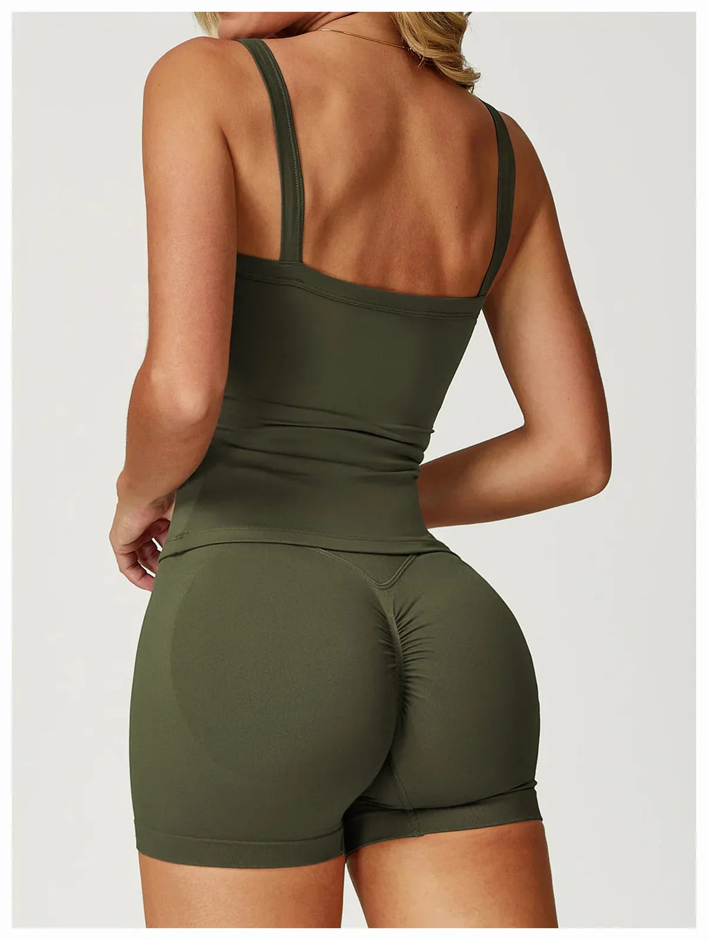 High-Impact Shockproof Sports Bra - Push-Up Crop Top