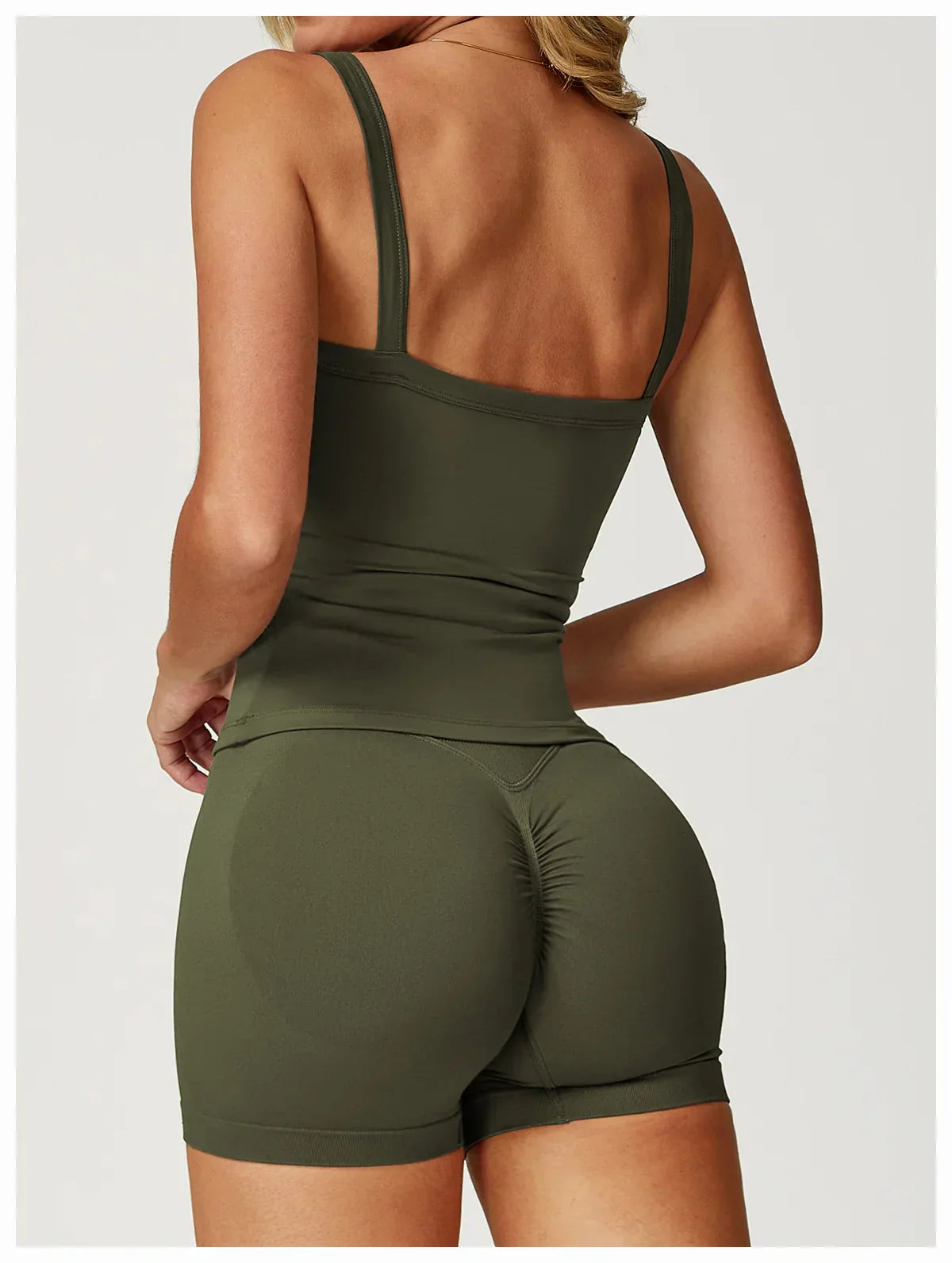 High-Impact Shockproof Sports Bra - Push-Up Crop Top