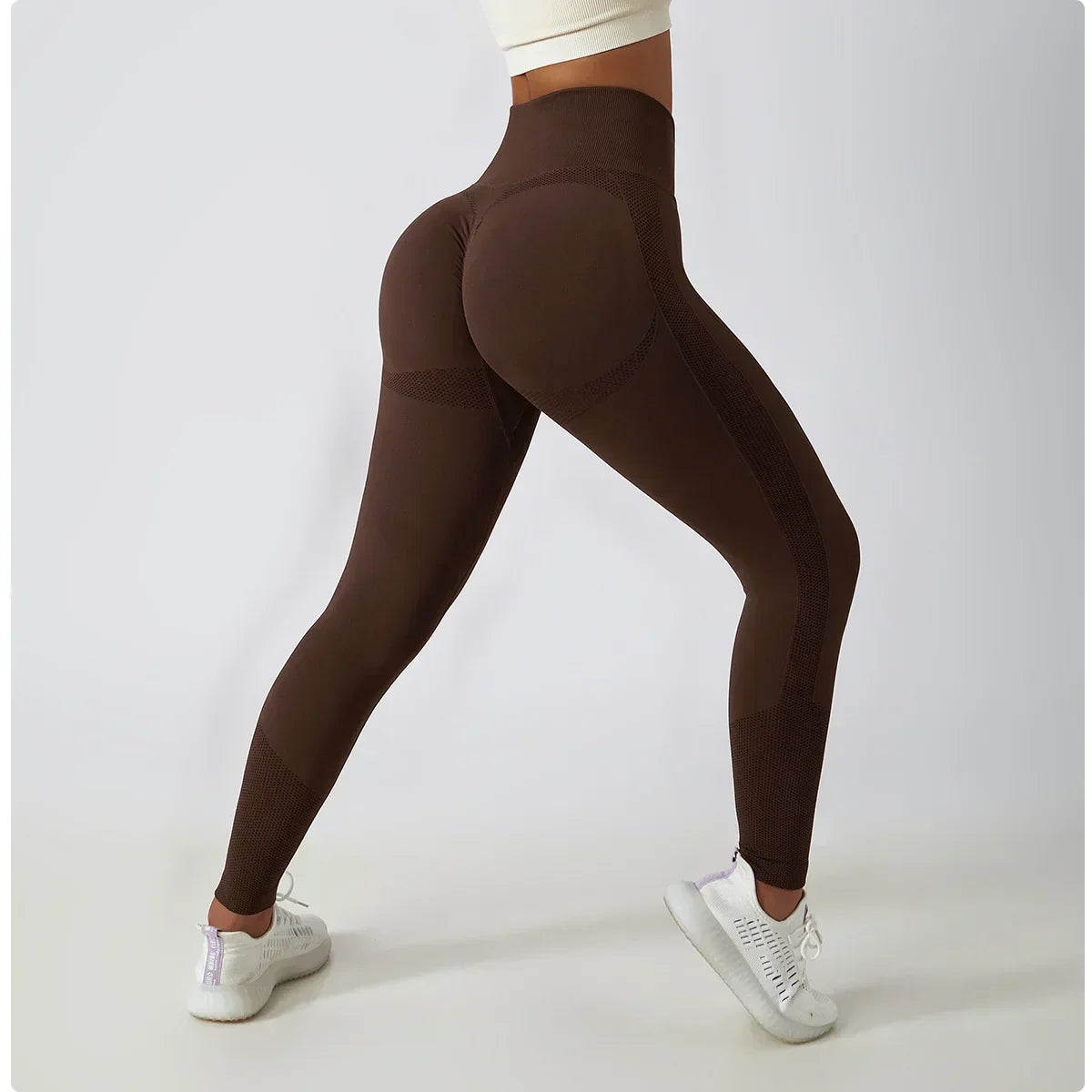 Seamless Scrunch-Butt Leggings - High-Waist Push-Up Yoga Pants