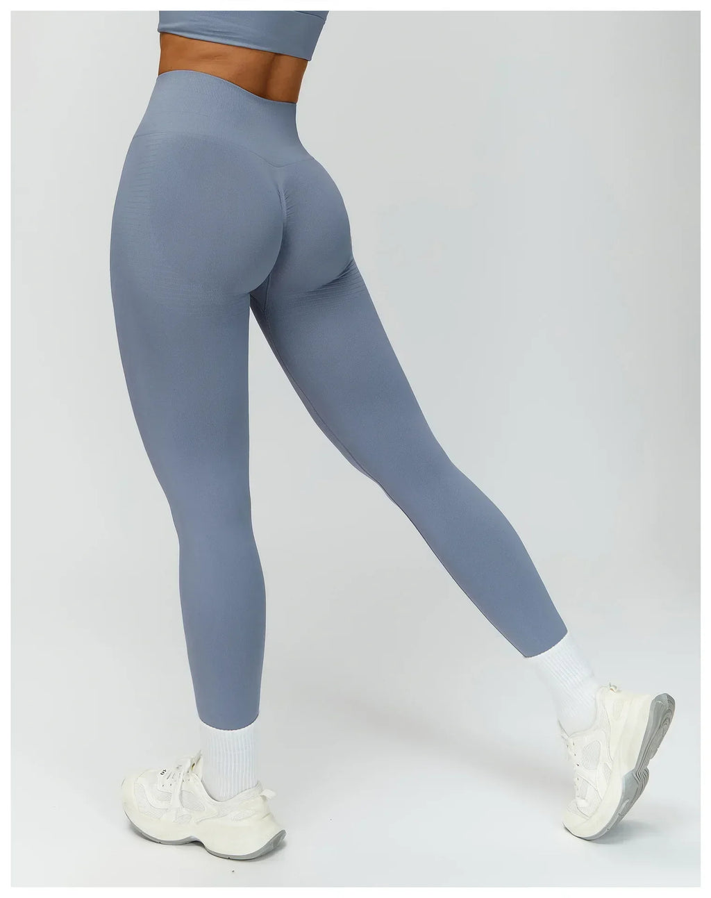 High-Waist Push-Up Leggings - Breathable Yoga & Running Tights