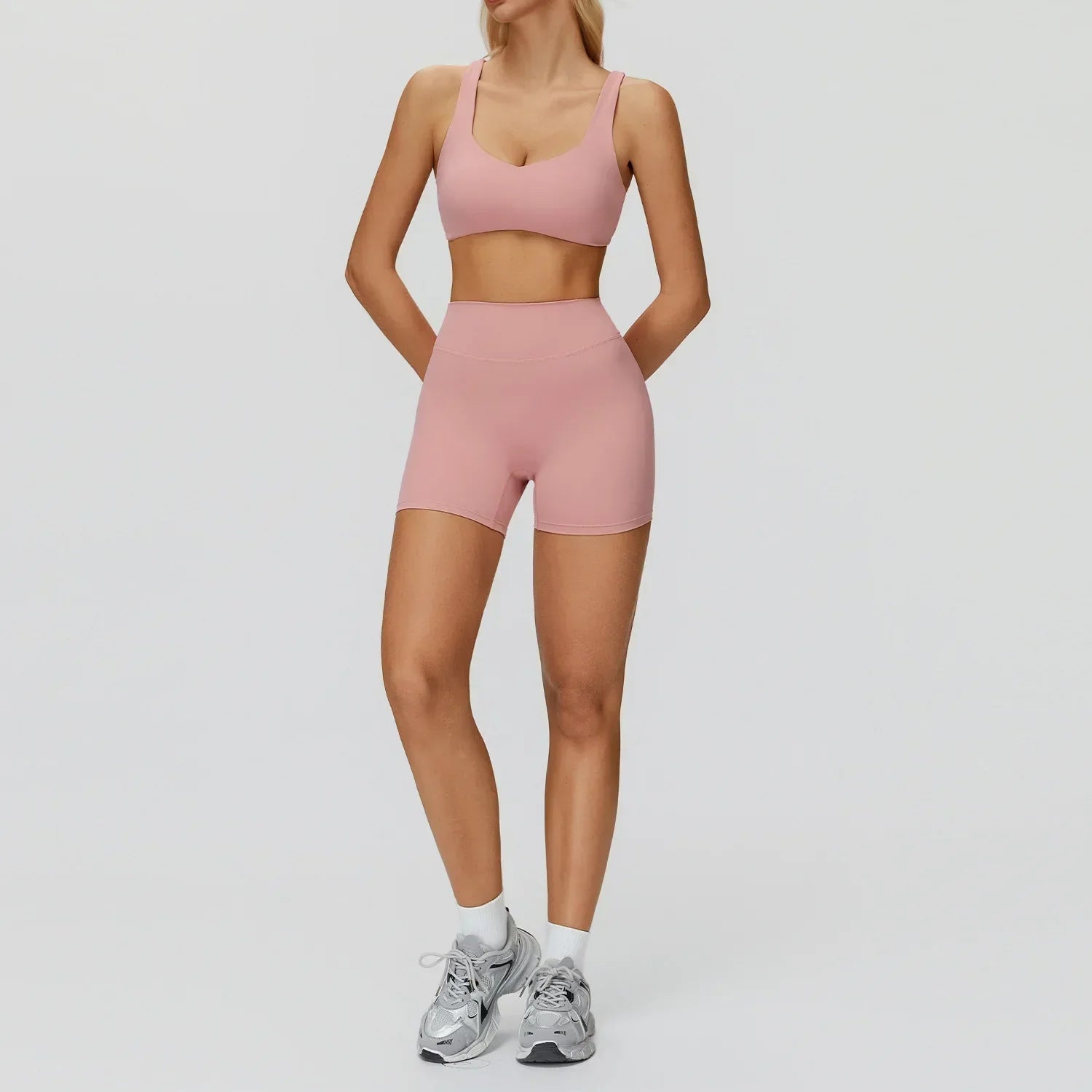 2-Piece Yoga Set - Women's Gym & Running Sportswear