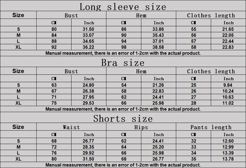 2/3-Piece Yoga Set - Jacket, Bra & Shorts Tracksuit