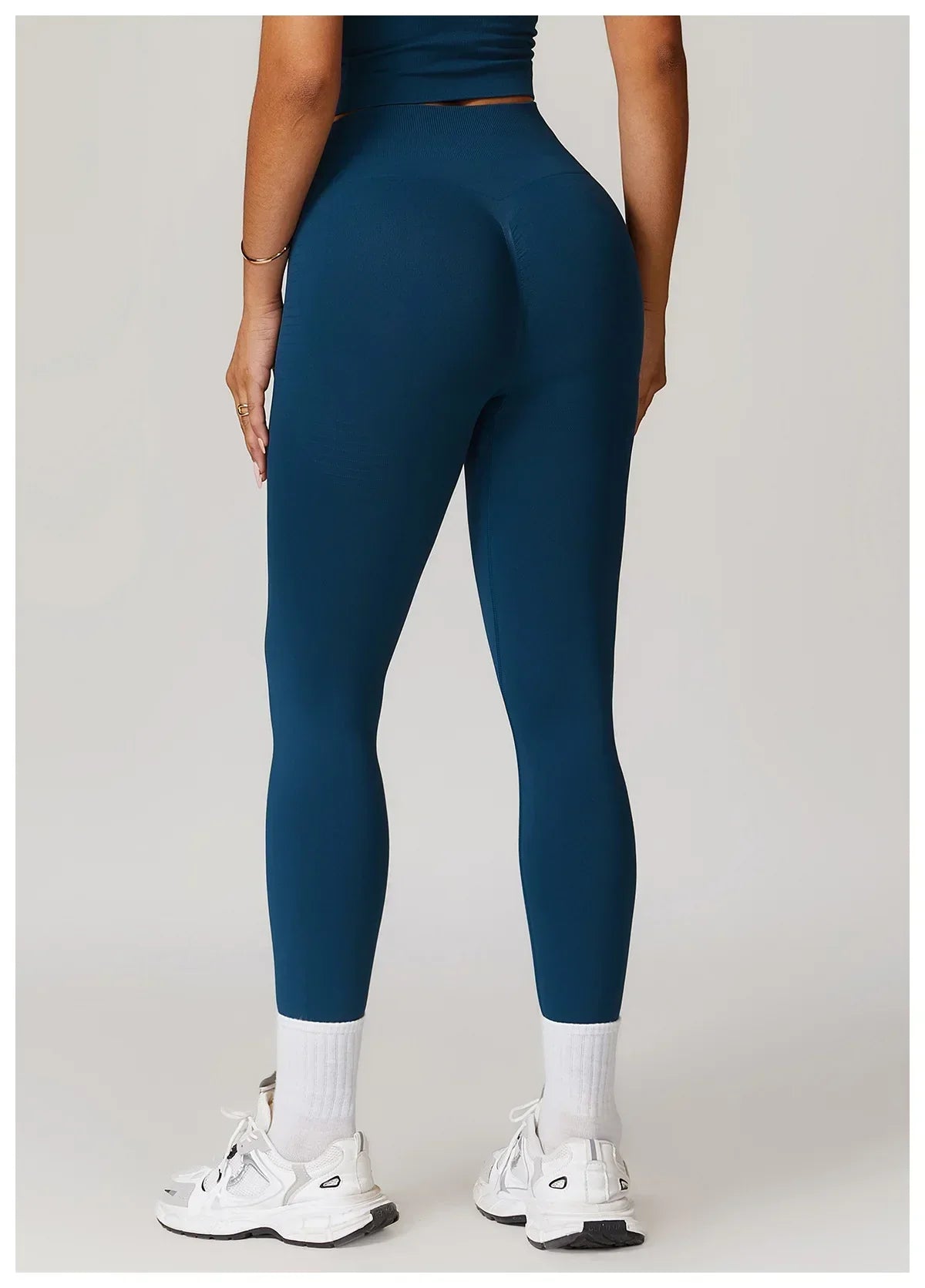 High-Waist Push-Up Leggings - Breathable Yoga & Running Tights