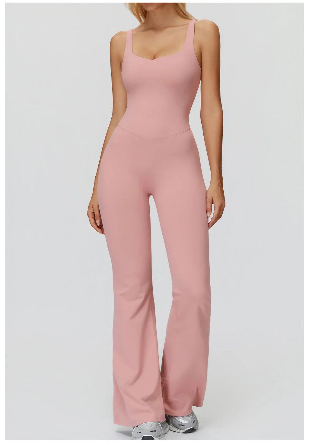 Stretch Push-Up Romper - Women's Yoga & Gym Tracksuit Set
