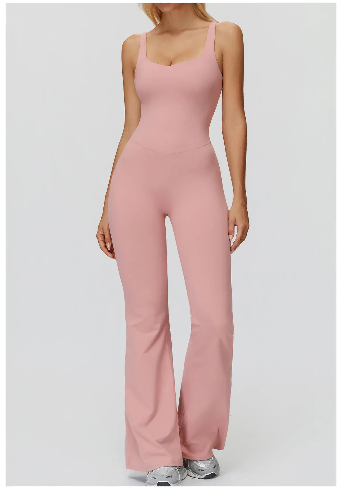 Stretch Push-Up Romper - Women's Yoga & Gym Tracksuit Set