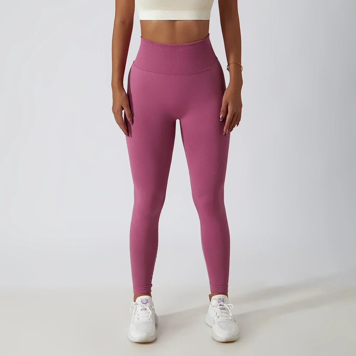Seamless Scrunch-Butt Leggings - High-Waist Push-Up Yoga Pants