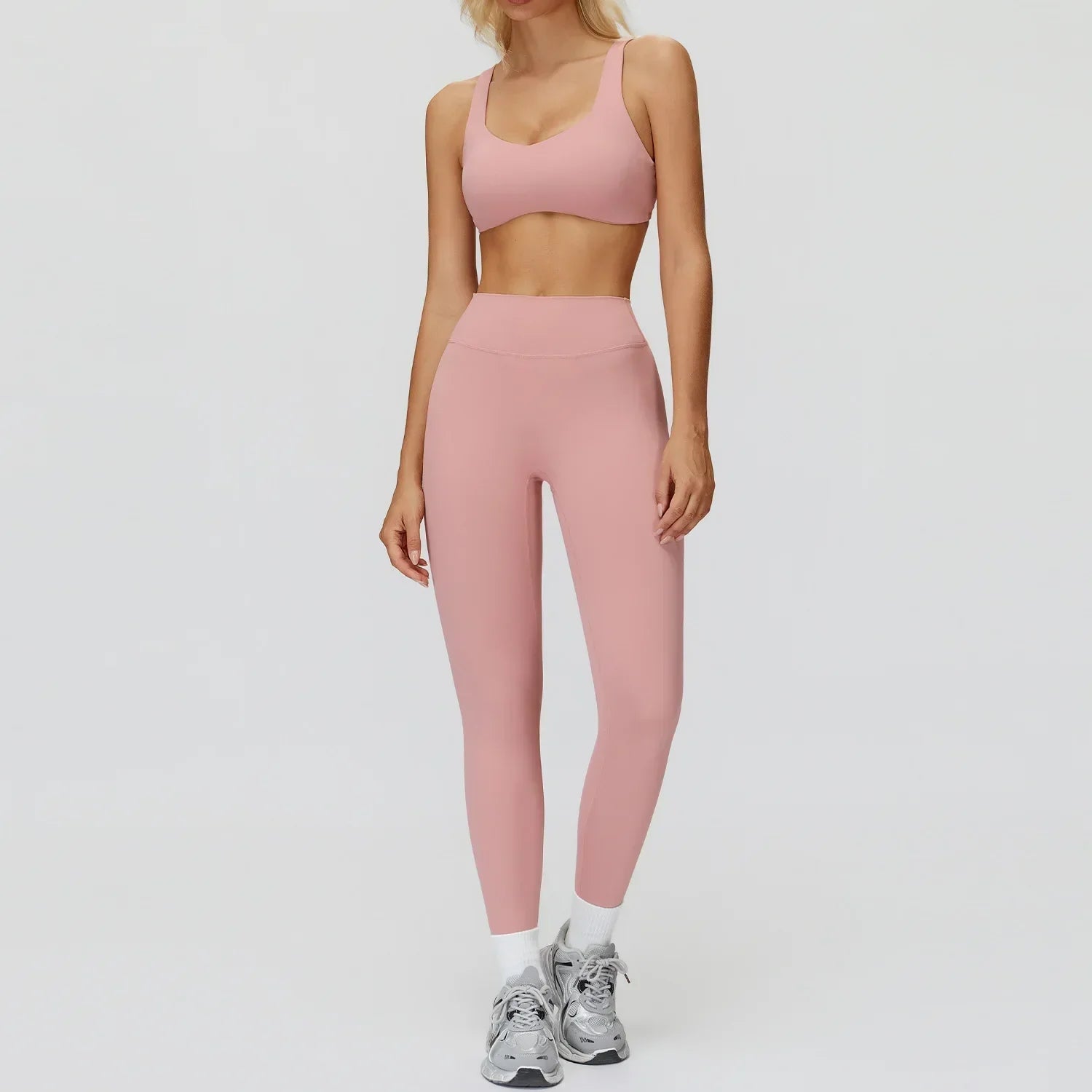 2-Piece Yoga Set - Women's Gym & Running Sportswear