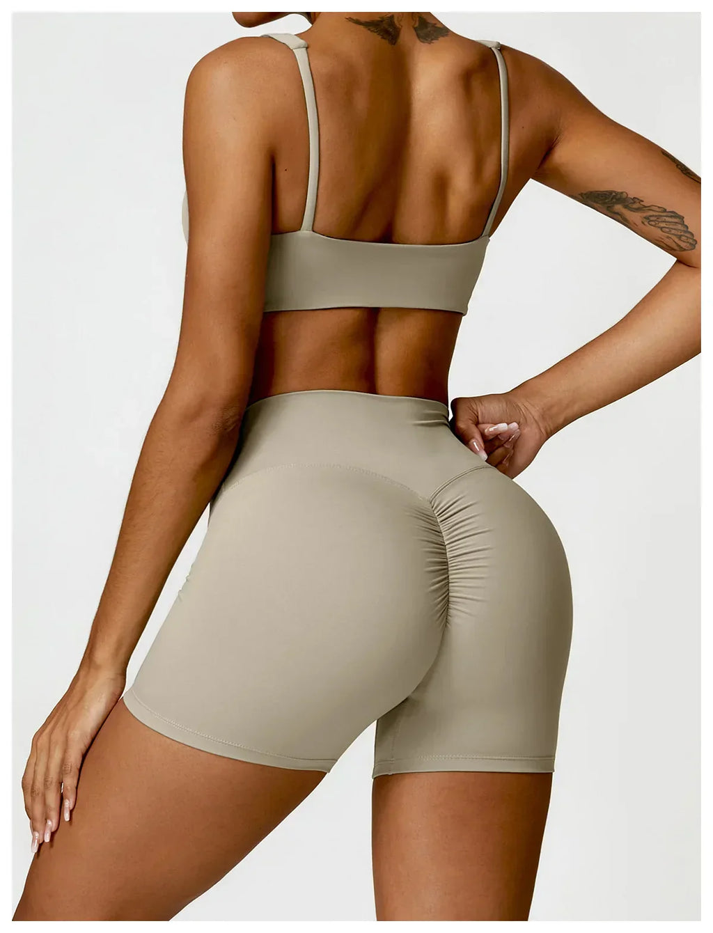 2-Piece Legging & Long Sleeve Set - Women's Yoga Tracksuit