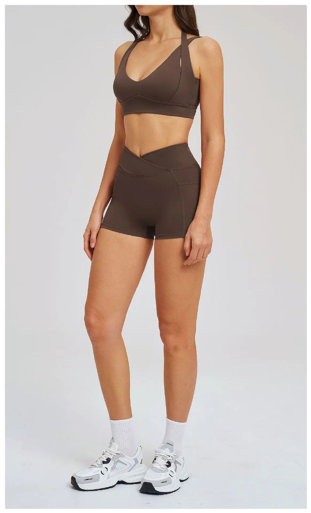 2-Piece Shorts Set - Women's Yoga & Gym Tracksuit