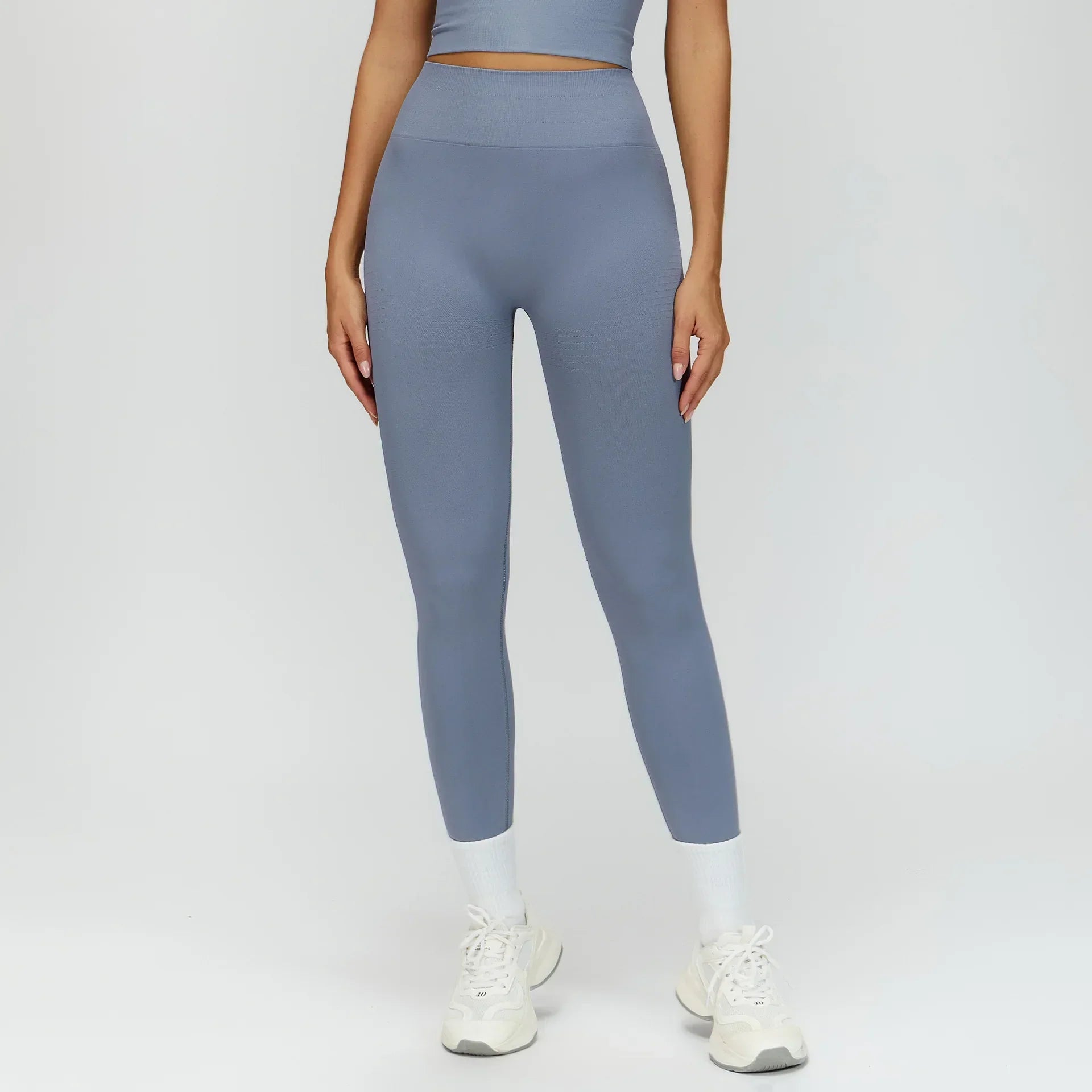High-Waist Push-Up Leggings - Breathable Yoga & Running Tights