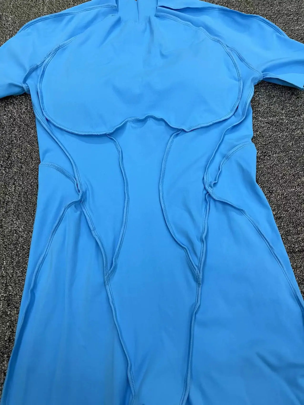 Long Sleeve Overalls Romper - Women's Running & Gym Jumpsuit