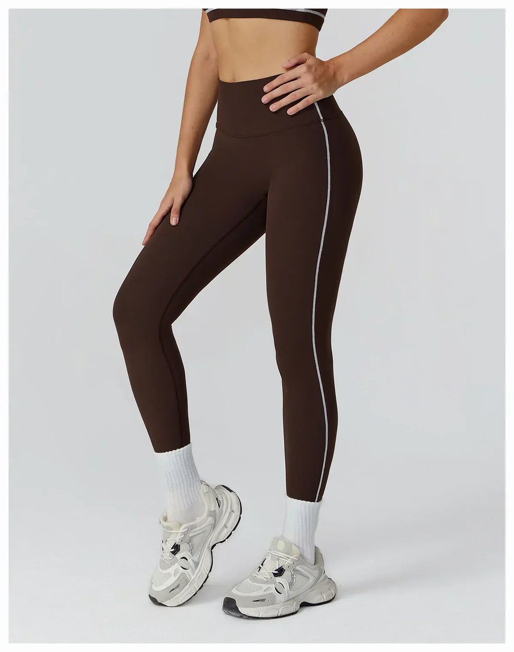 High-Waist Breathable Leggings - Women's Yoga & Running Tights