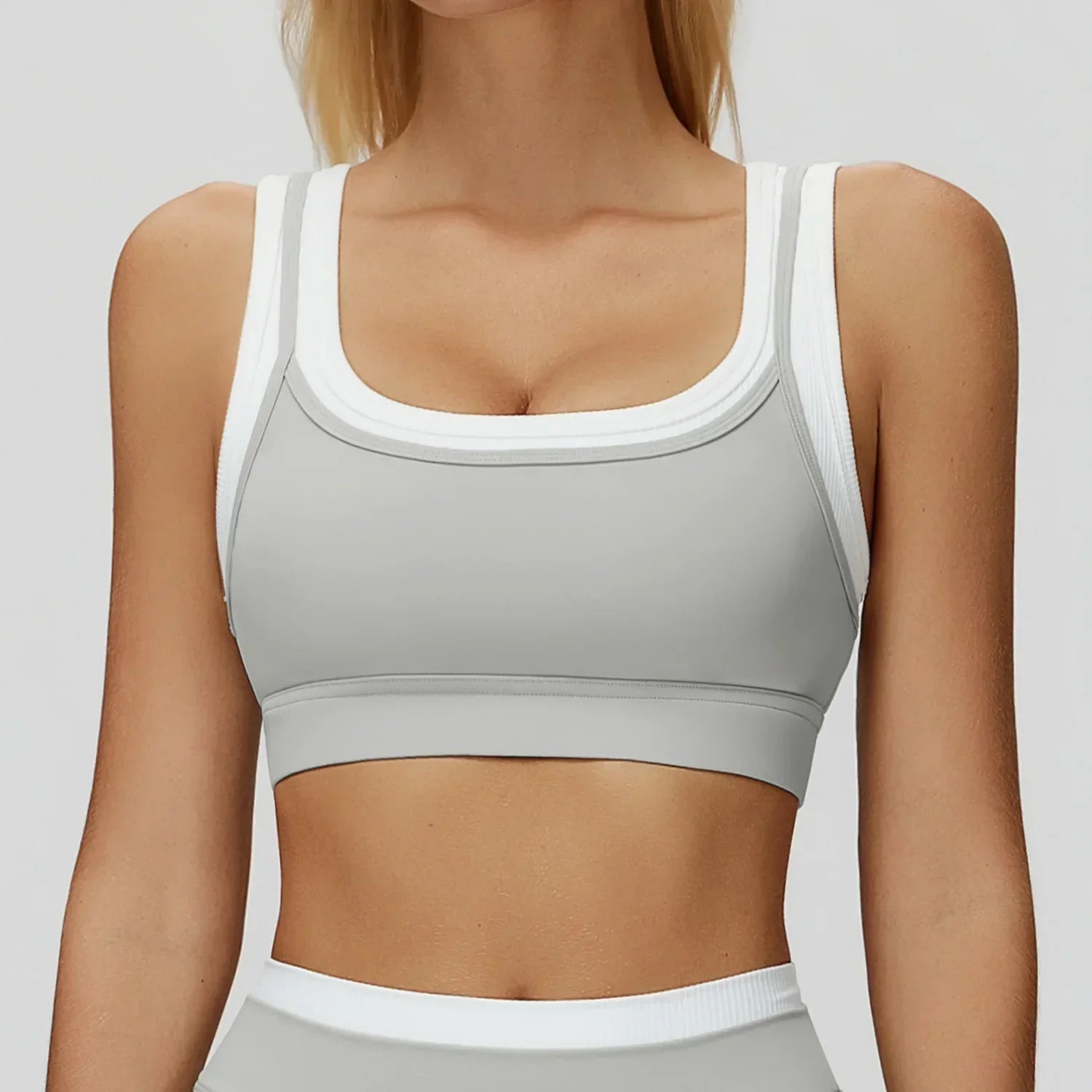 Shockproof Push-Up Sports Bra - Breathable Running Vest